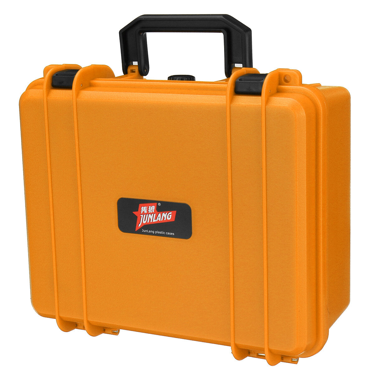 1 stuks rood/zwart/blauw/geel plastic gereedschapskist waterdichte gereedschapskist anti-shock bescherming kluis;