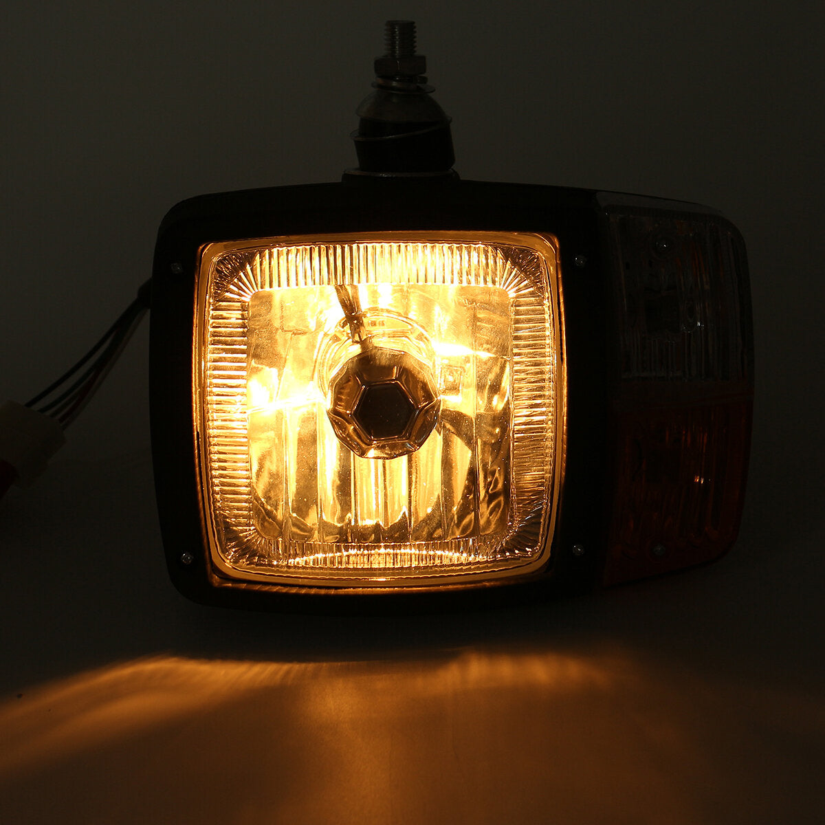 24v rechts universele koplampen koplampen indicator lamp voor tractor graafmachine bedraad
