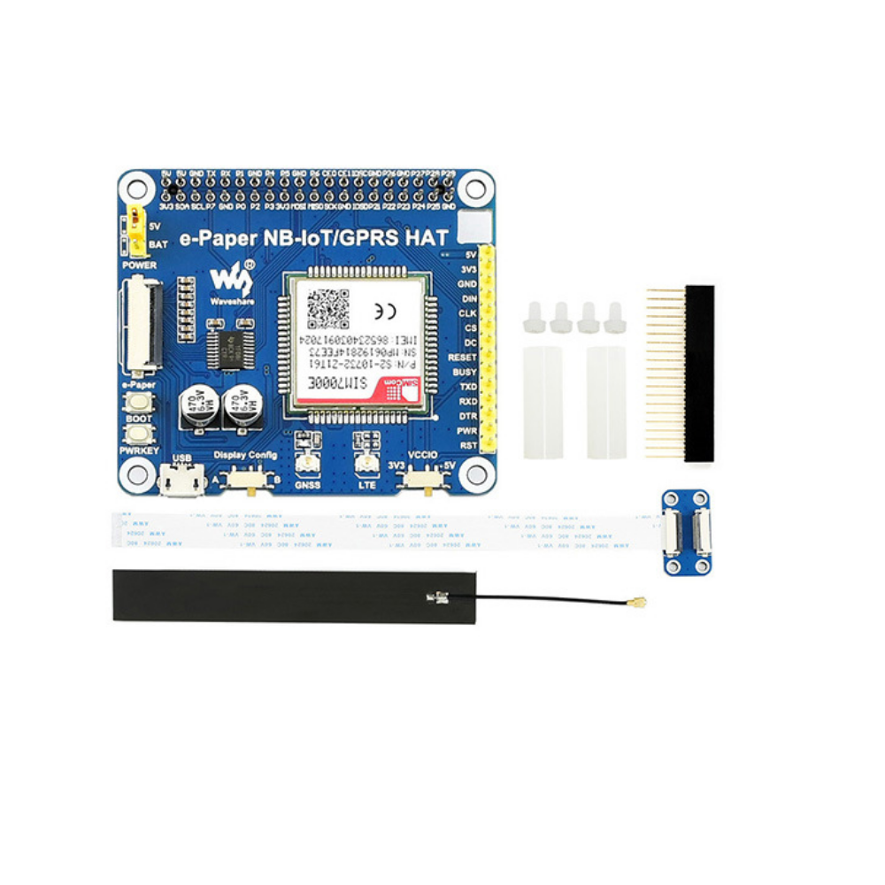e-paper iot driver board ondersteuning nb-iot/emtc/edge/gprs sim7000e ...