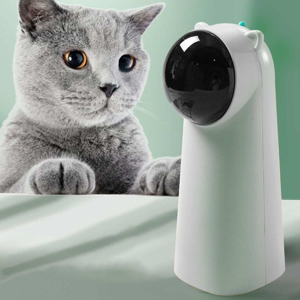 usb automatische kat speelgoed teaser interactieve smart plagen huisdier 5 hoeken 2-gears led laser grappige handheld modus elektronische huisdier