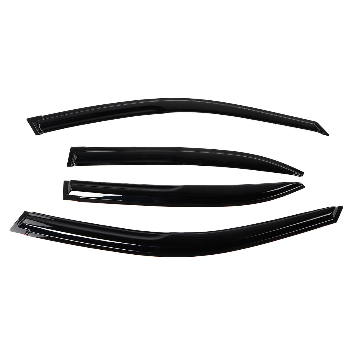 4 stuks voor honda civic 4dr sedan jdm golvend mugen stijl 2001-2005 plastic exterieur visor vent shades venster zon regen guard deflector