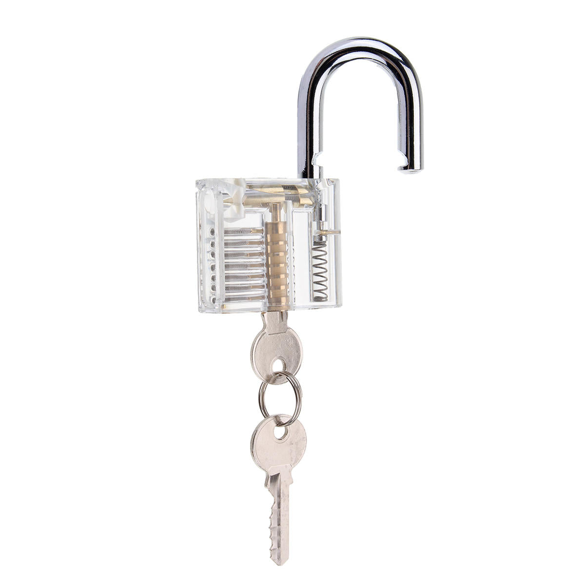 24-delige lock picks training tool transparante oefenhangslot set slotenmaker tool