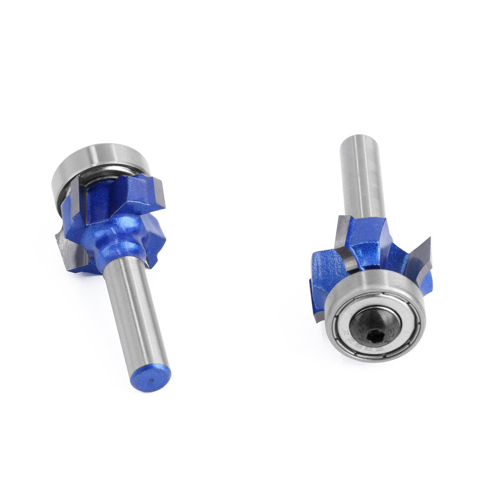 lavie 8mm schacht hoge kwaliteit 4 fluiten frezen set houtbewerking frees r1 r2 r3 trimmen mes rand