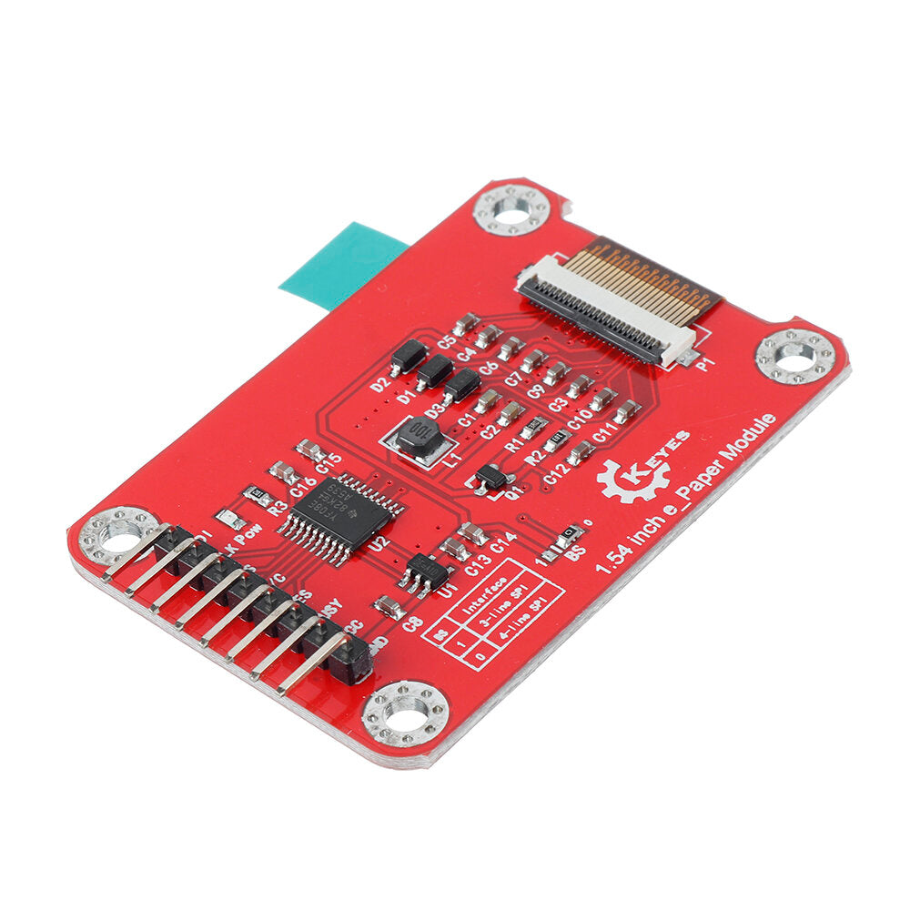 1.54 inch elektronische flexibele inkt scherm display module zwart en wit dual color e-parper oled