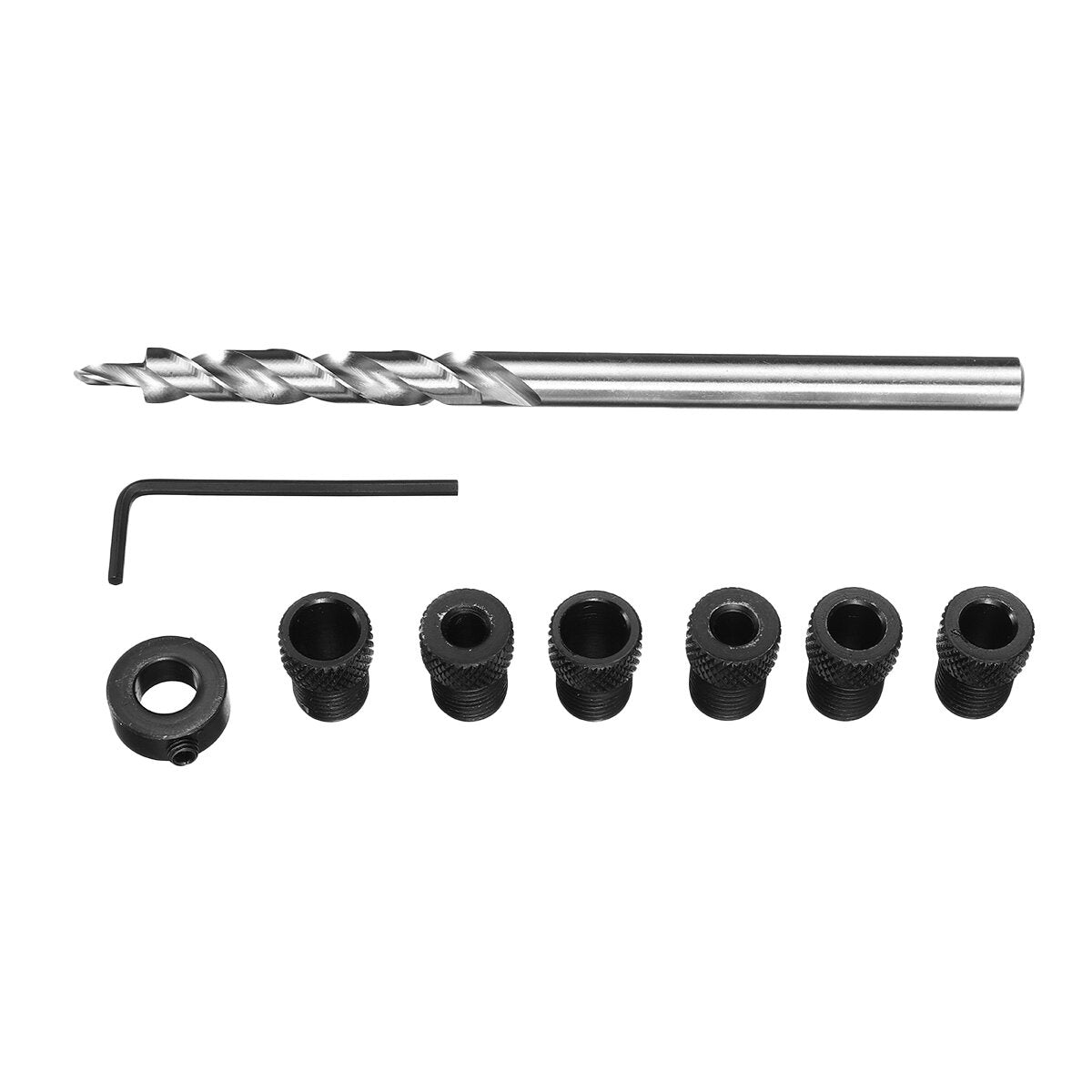 31 stuks 15 graden schuine gat locator pocket gat jig boor hoek houtbewerking timmerwerk gereedschap