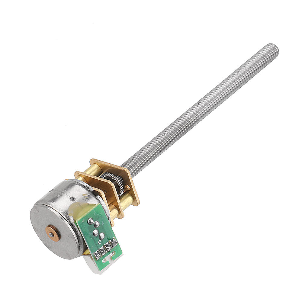 ga12by15-m455 dc 5v 30 rpm 15 rpm 5 rpm stappenmotor schroefas gear motor met volledig metalen versnellingsbak