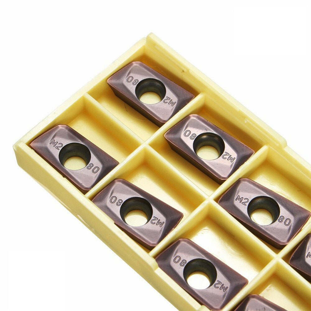 10 stuks apmt1604pder-m2 vp15tf 25r0.8 hardmetalen inserts voor mill cutter cnc tool draaigereedschap