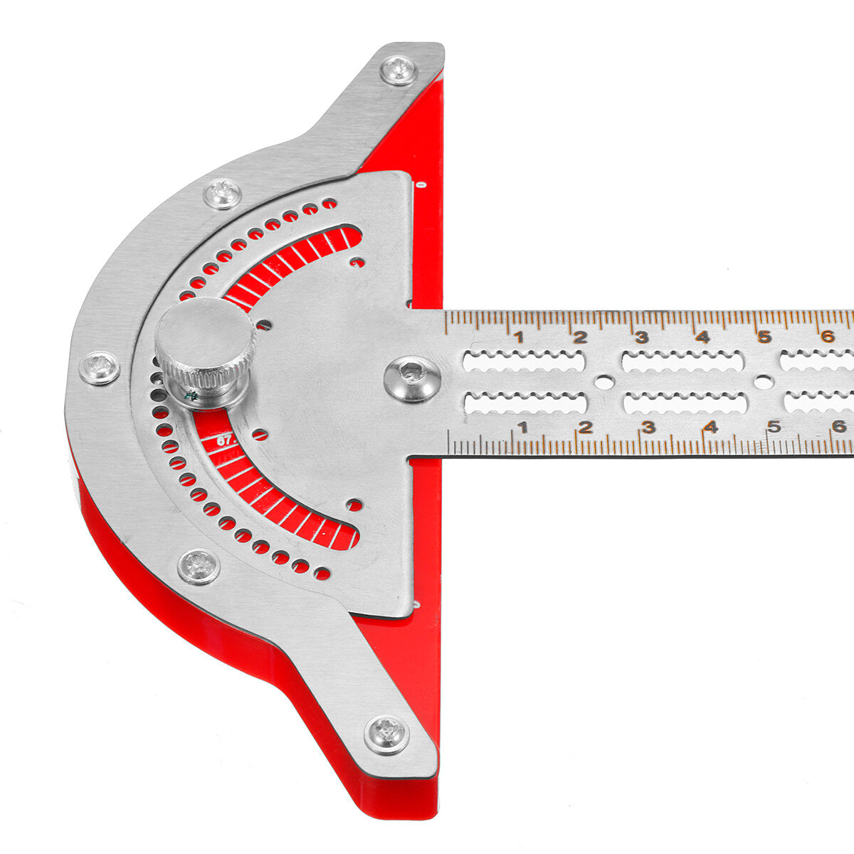 houtbewerkers randregel efficiënte gradenboog hoek houtbewerking heerser hoek meetinstrument rvs precisie timmerman gereedschap