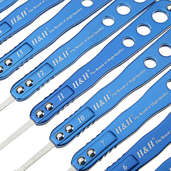 eerlijke 8-delige kluis snel openende lockpicks lock-picks gereedschap met 2 transmissieversnellingen