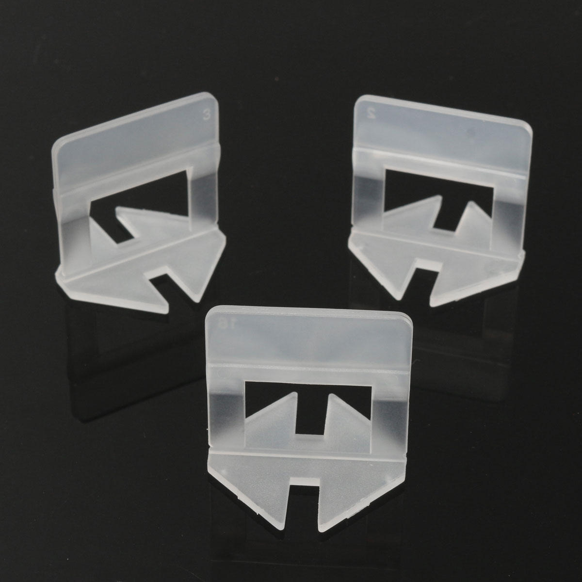 200 stuks 1 mm witte keramische tegels tegels toegankelijkheid afstandhouders kunststof clip