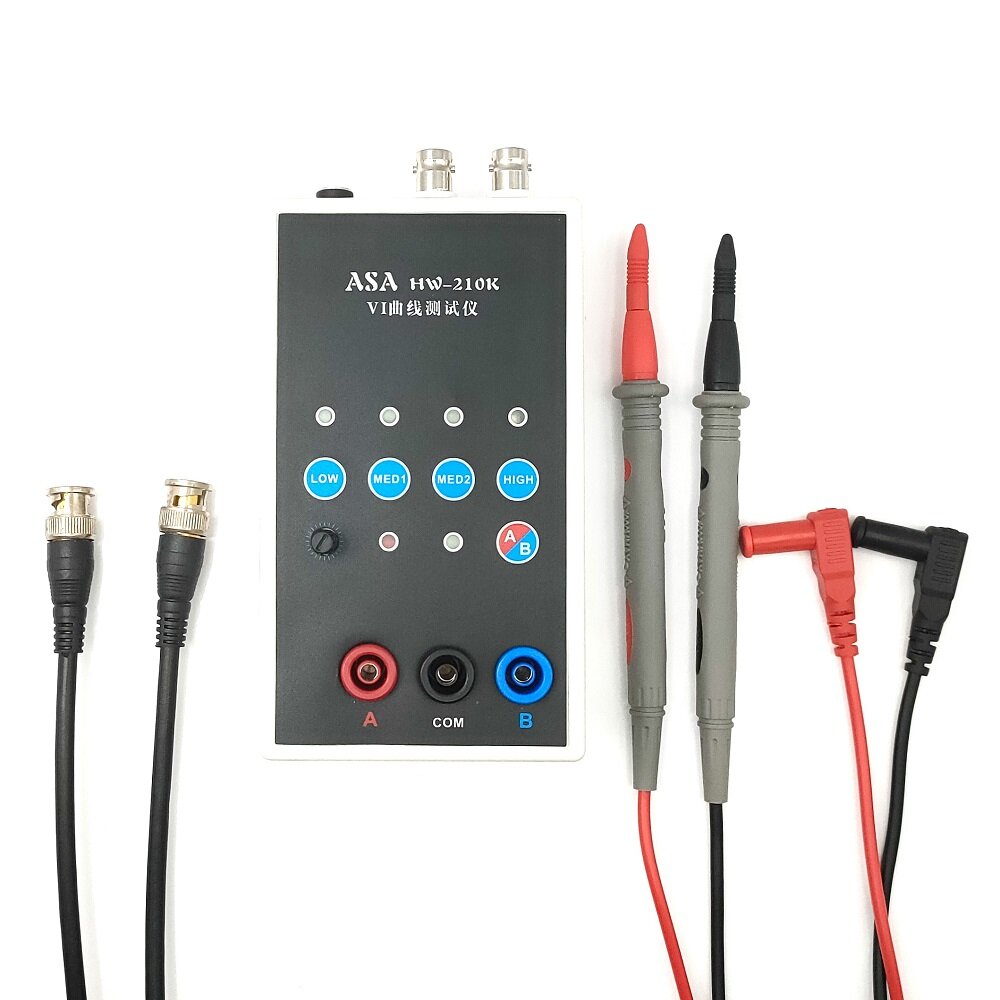 handheld draagbare dual-channel vi curve tester printplaat online detectie asa tester 4 gear frequentie wisselende snelheid instelbaar