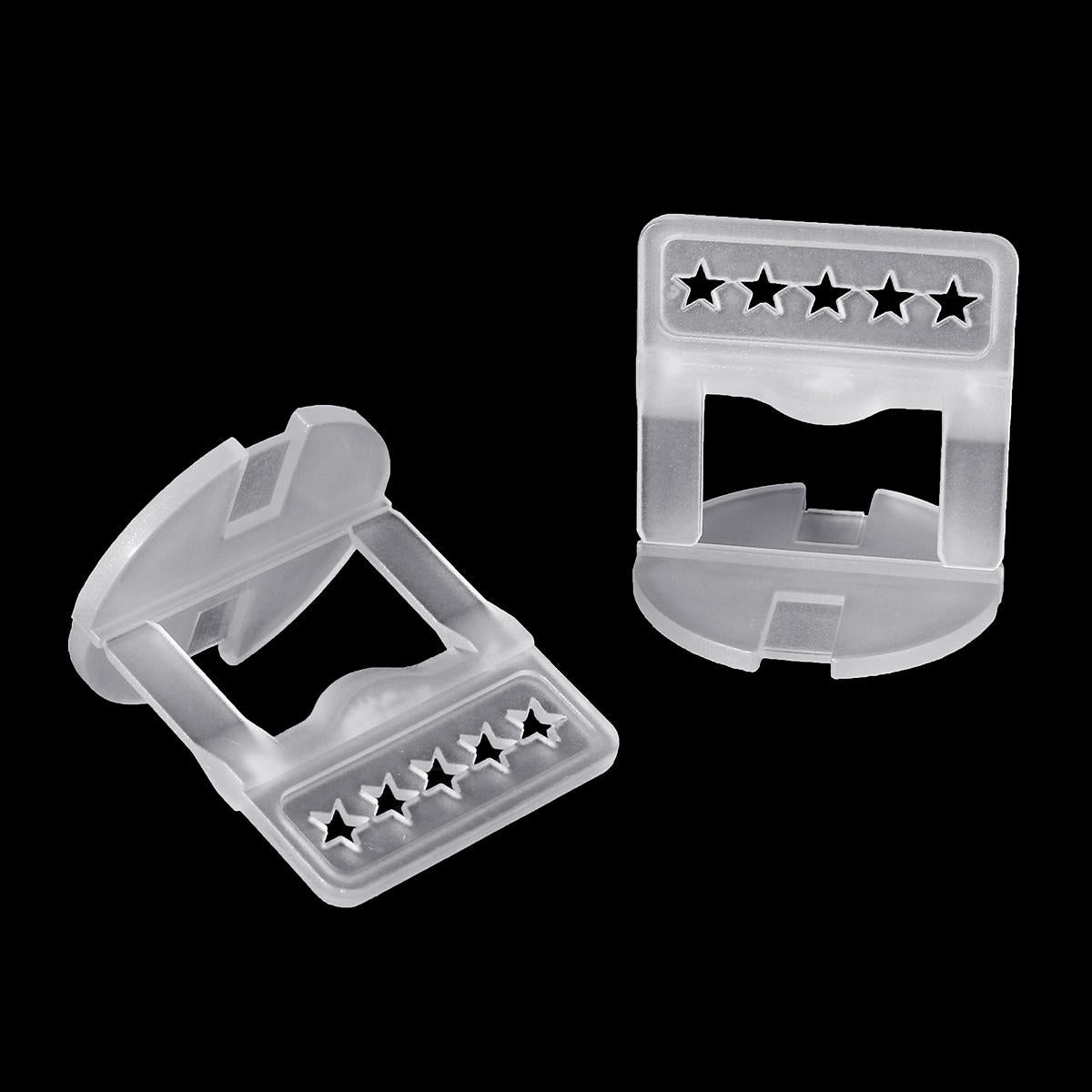 100 stuks 1.5mm tegel leveling systeem plastic spacers tegelgereedschap vloer clips