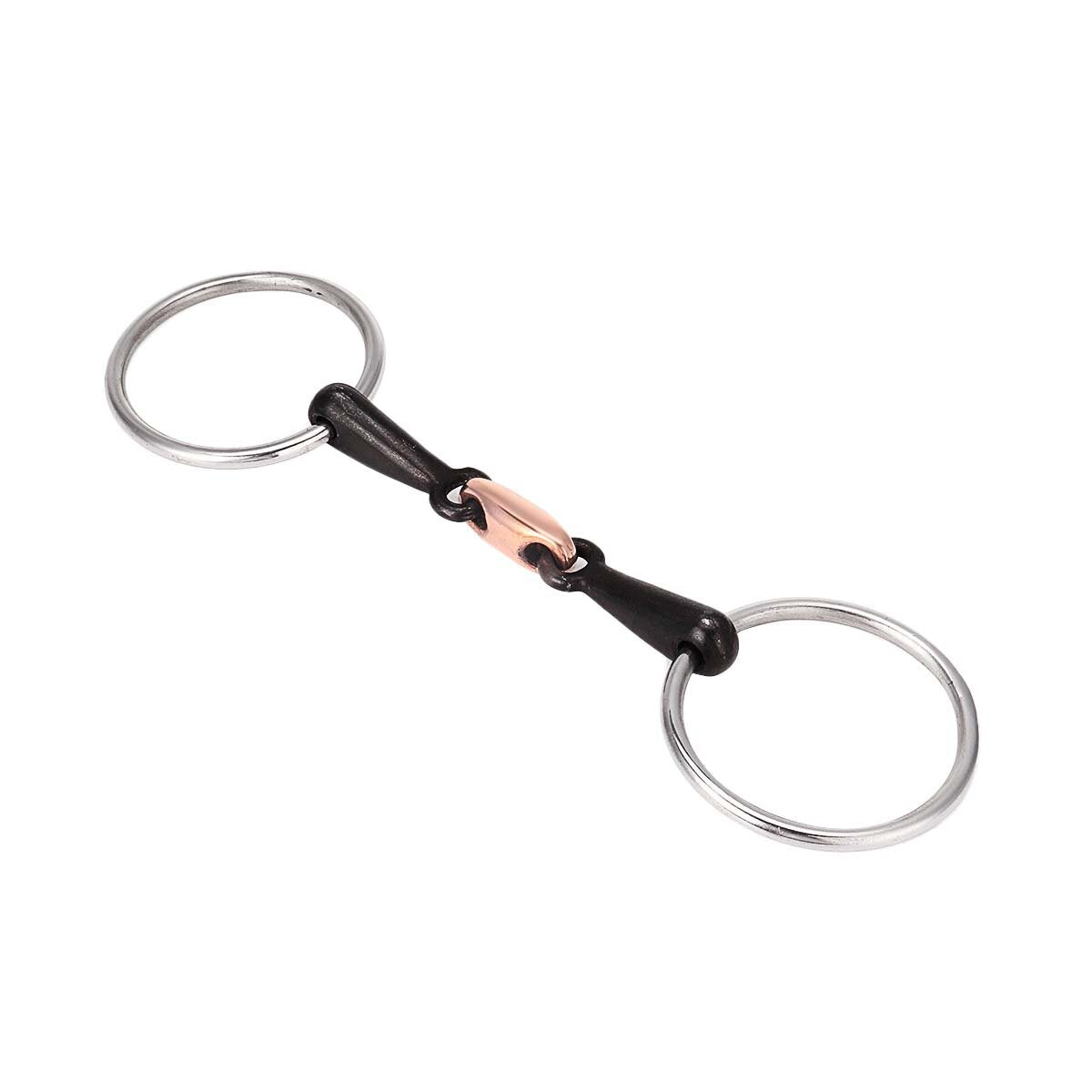 105/115/125 mm roestvrijstalen paardenmondring met enkel bit. paardensporttrens
