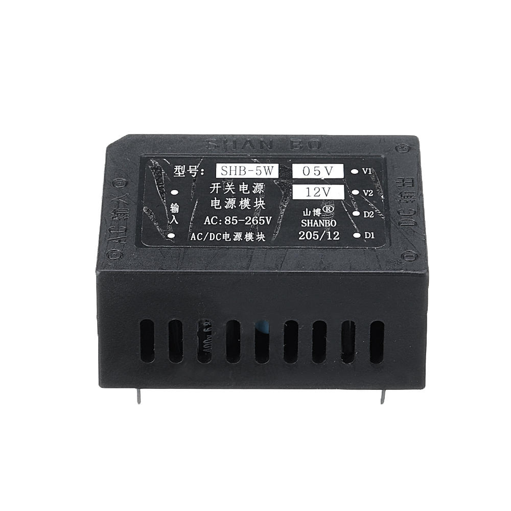 shb-5w ac 85-265v naar dc 12v 5w ac-dc geïsoleerde schakelvoedingsmodule power step down buck regulator