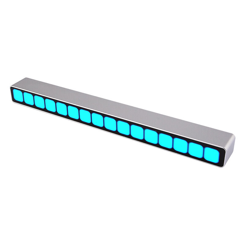 gemonteerd 16 niveau sound control level indicator blauwe led mono vu meter audio muziek spectrum board agc voor mp3 speaker versterkers diy