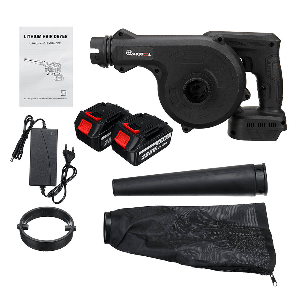 1500w 20000rpm 18v 2-in-1 elektrische luchtblazer blaaszuigtype stofzuiger handheld blaasmachine voor stofreiniging