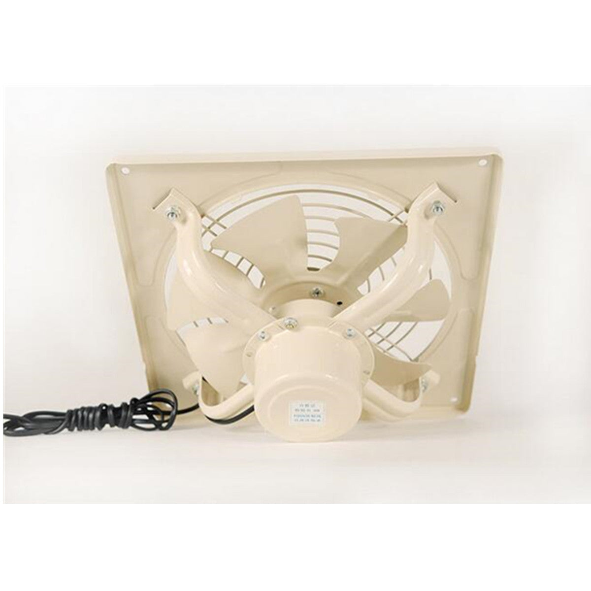RANRAO 4 inch wandgemonteerde afzuigventilator, geluidsarme industriële ventilatie-afzuigkap, axiale ventilatie luchtblazer plaat ventilator, stroom