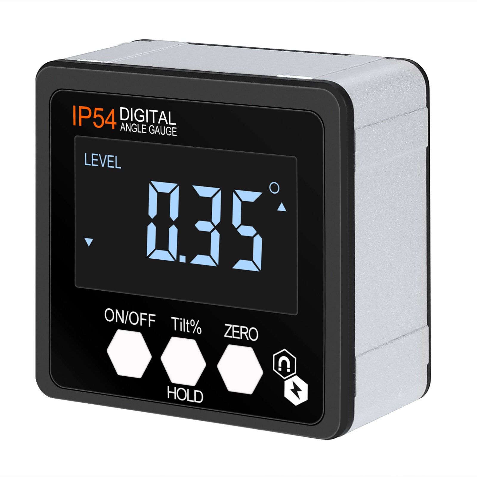 etopoo 4 * 90 graden bijgewerkte precisie digitale gradenboog inclinometer level box digitale hoekzoeker bevel box met magneetvoet
