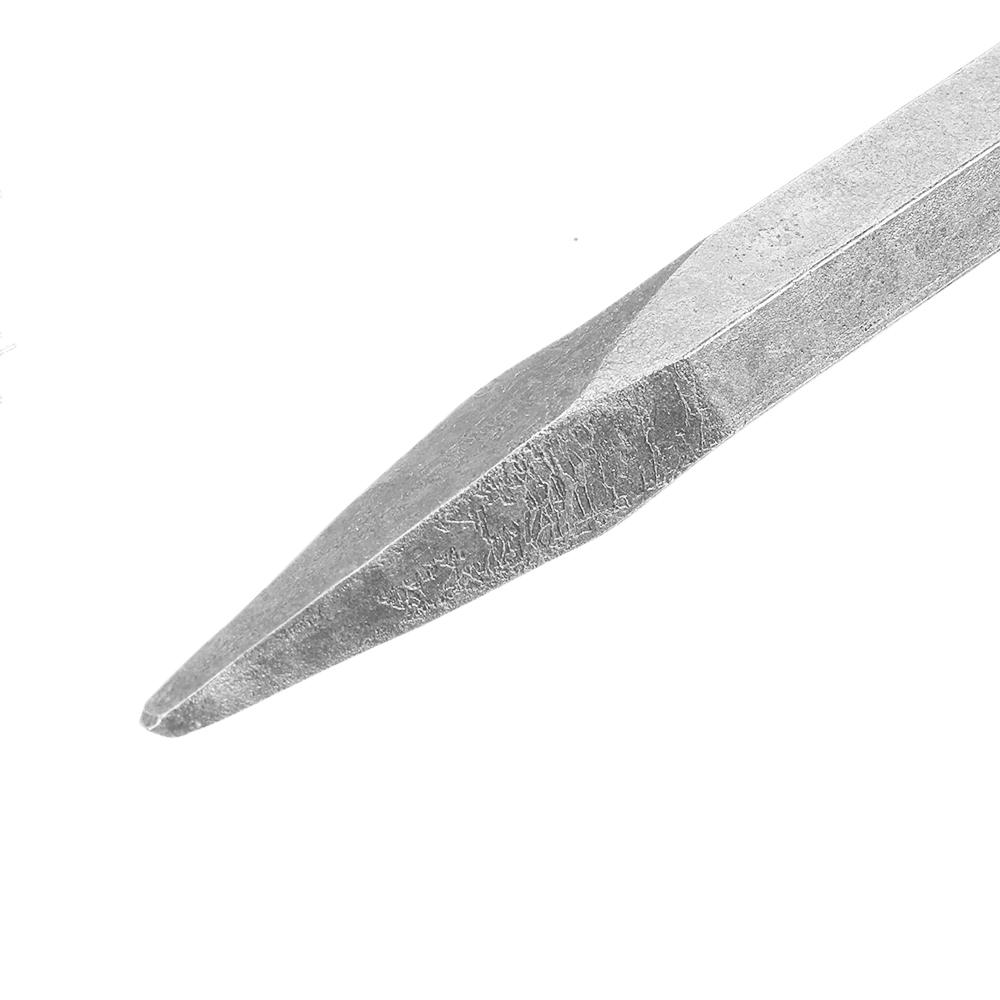 14 x 160/250/400/600mm spitse/platte kop vierkante schacht boor voor hammer boormachine slot