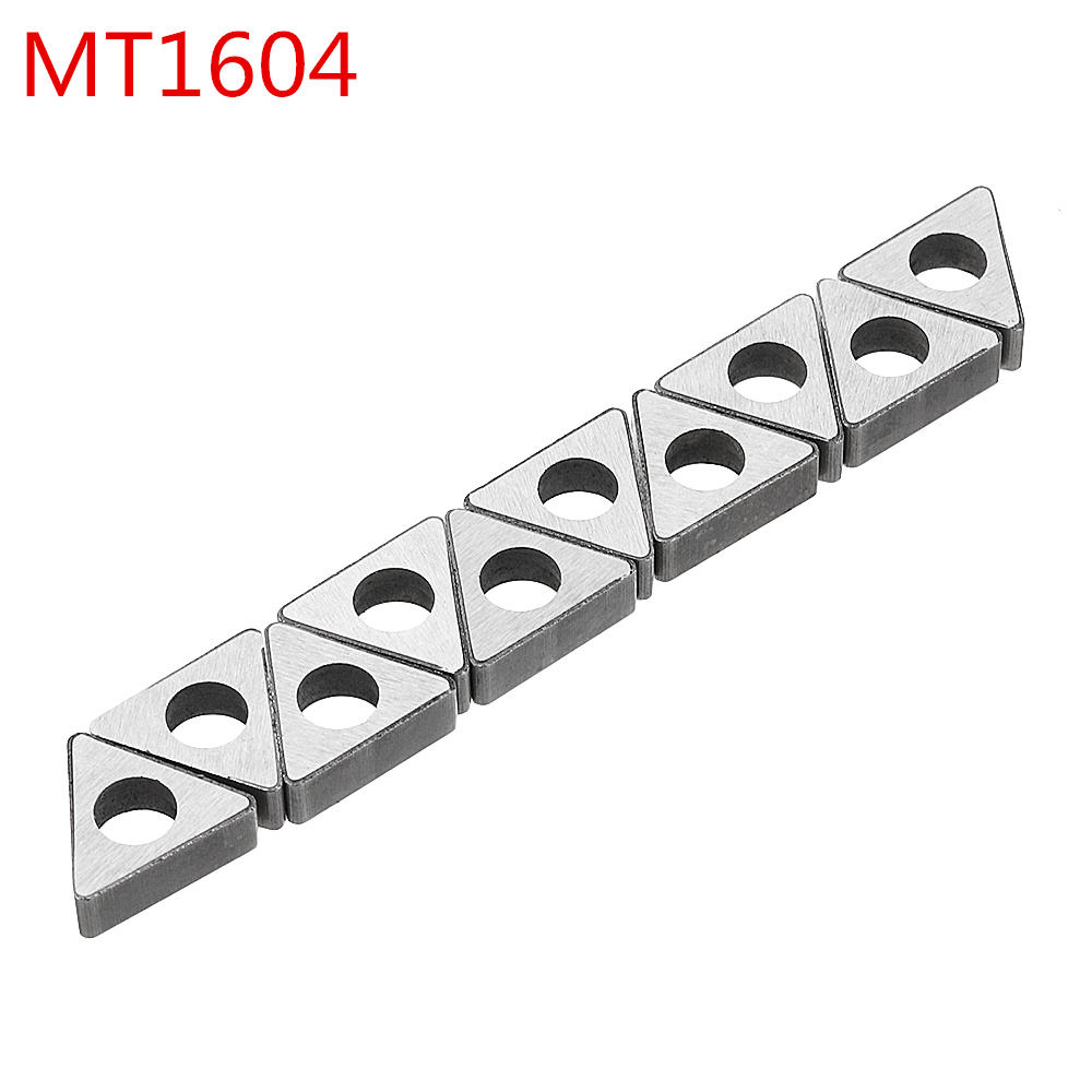 10 stuks carbide shim accessoires cutter pad mt1603 / mt1604 / mt2204 voor cnc draaibank gereedschap tnmg16 tnmg22 inserts