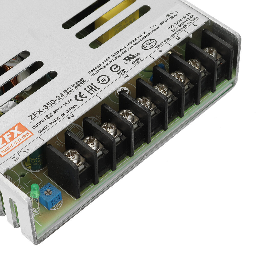 ac 220v naar dc 24v 350w schakelaar voeding met koelventilator voor led/monitor apparatuur kortsluitbeveiliging