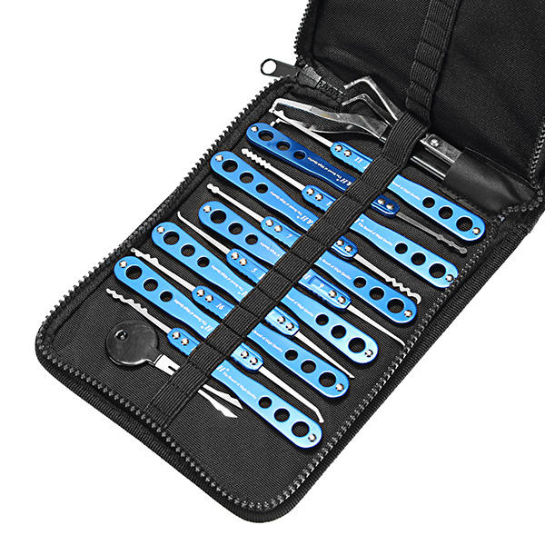 eerlijke 8-delige kluis snel openende lockpicks lock-picks gereedschap met 2 transmissieversnellingen