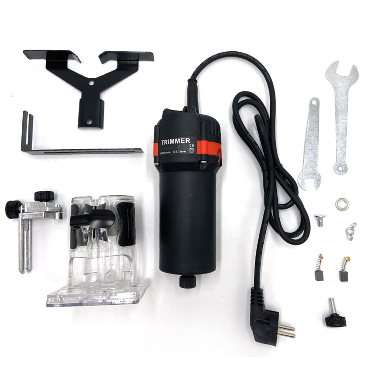110 v/220 v 30000 rpm elektrische hand trimmer router 6.35mm hout laminaat palm schrijnwerkers werken snijmachine