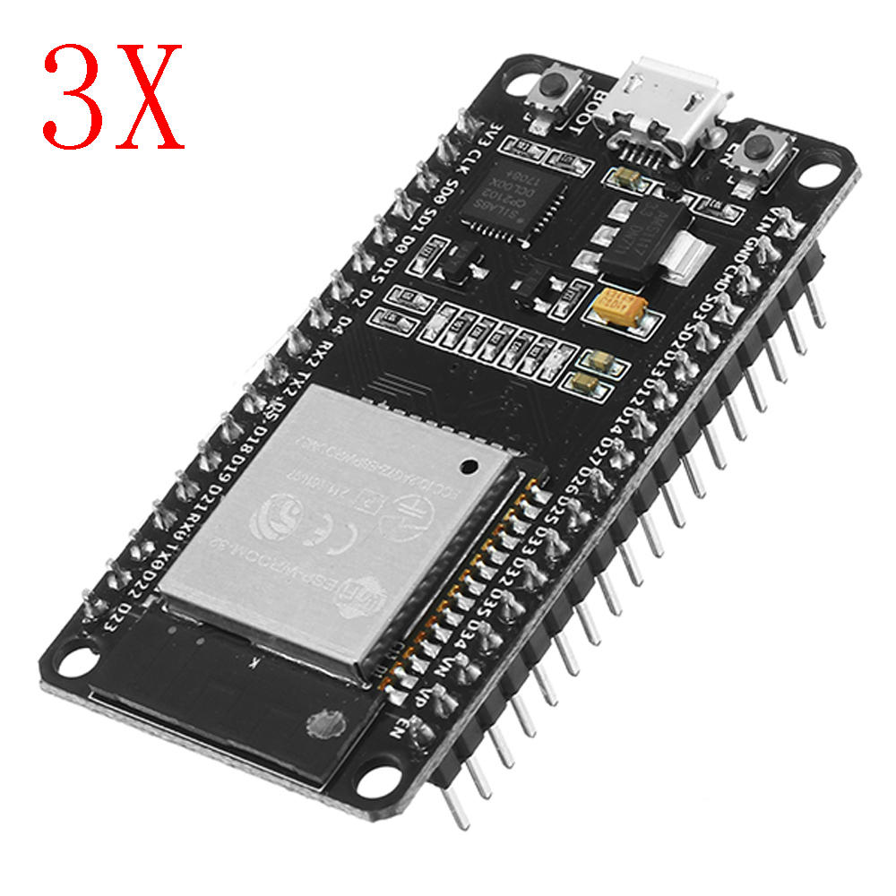 3 stuks esp32 development board wifi + bluetooth ultra laag stroomverbruik dual cores esp-32s board