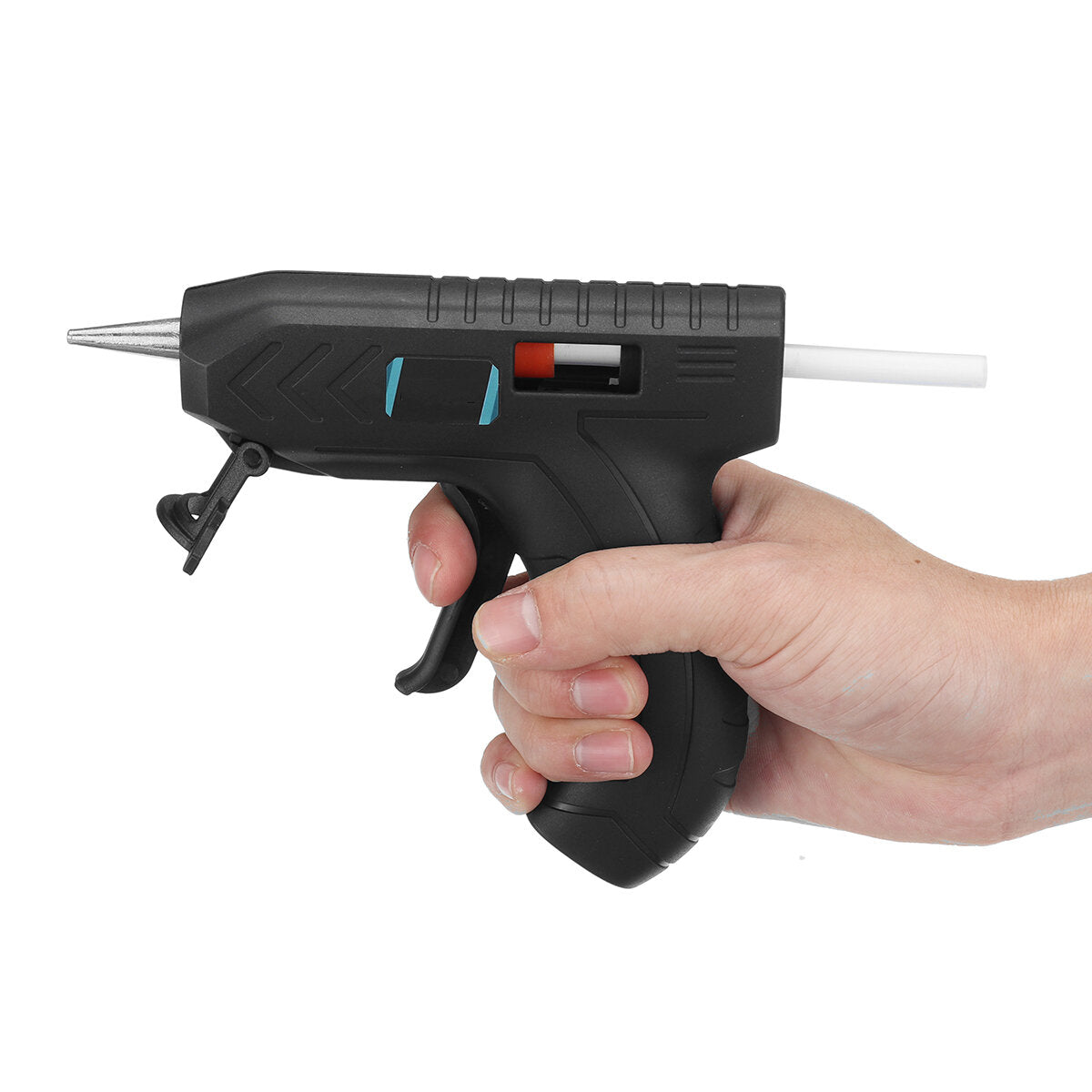 3.6 v draadloze dhz hot lijmpistolen 1800 mah li-ion lijm hand craft power tool w / 10/40/100 stuks lijm sticks