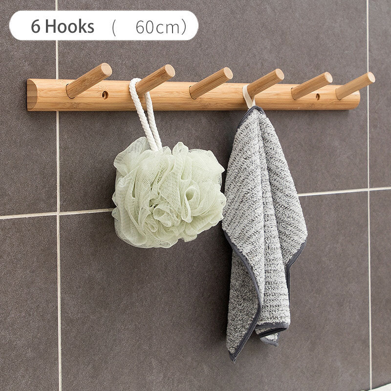 muur bamboe hout opslag kapstok home decoraties voor woonkamer
