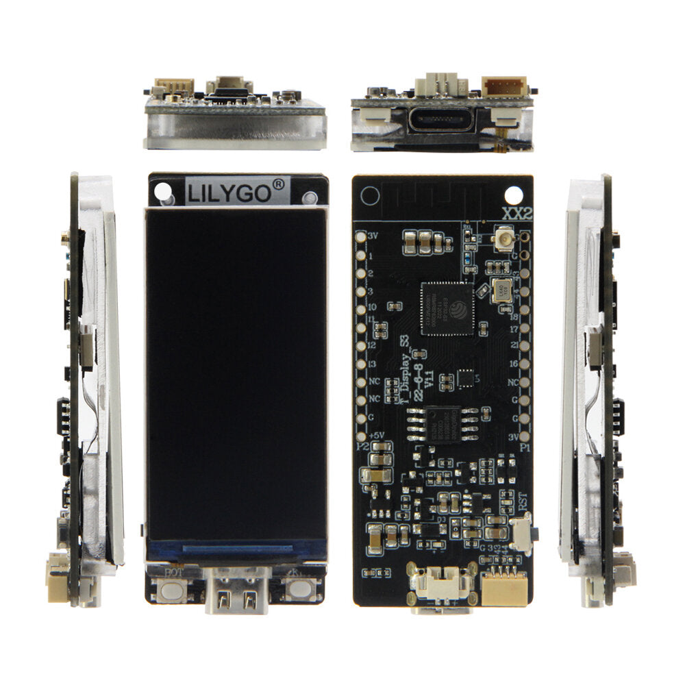 lilygo t-display-s3 esp32-s3 1.9 inch st7789 lcd-scherm development board wifi bluetooth5.0 draadloze module 170*320 resolutie