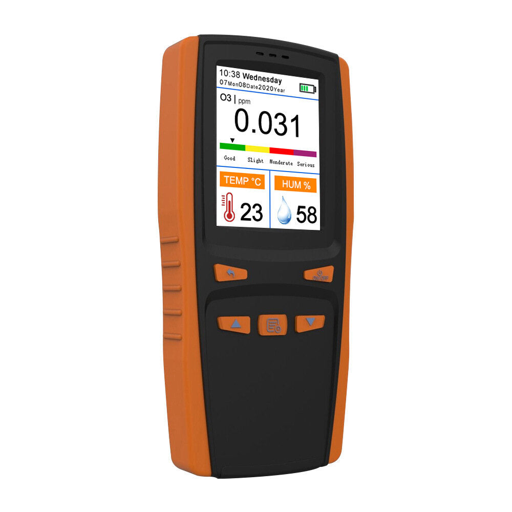 draagbare ozonanalysator multifunctionele o₃ ozonmeter intelligente sensor luchtkwaliteitsvervuilingsmonitor