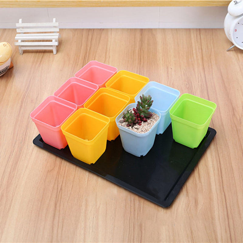 planten kweekbak lange rechthoekige plastic bloempot lade multi-vlees zaailing keramische pot lade