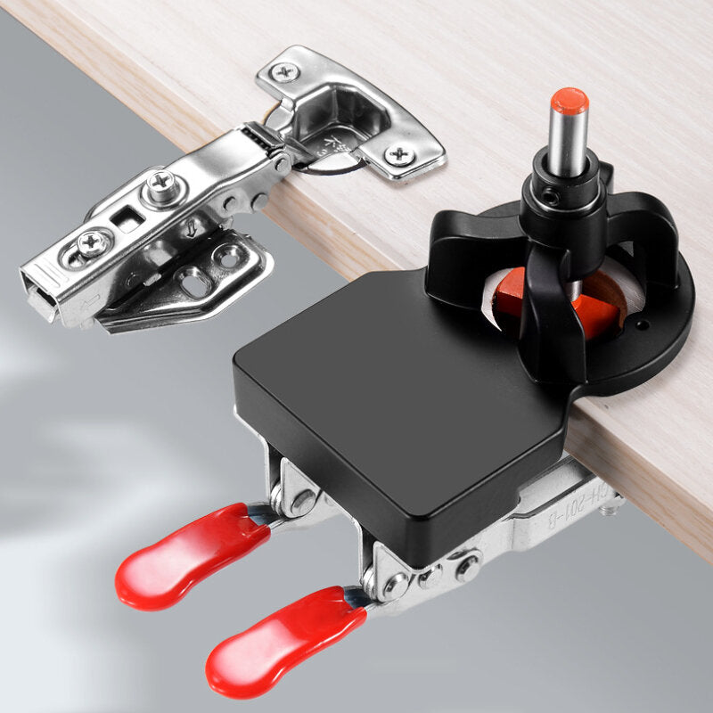 35mm aluminium scharnier saai jig houtbewerking gat boren gids locator sjabloon deur kast installatie: