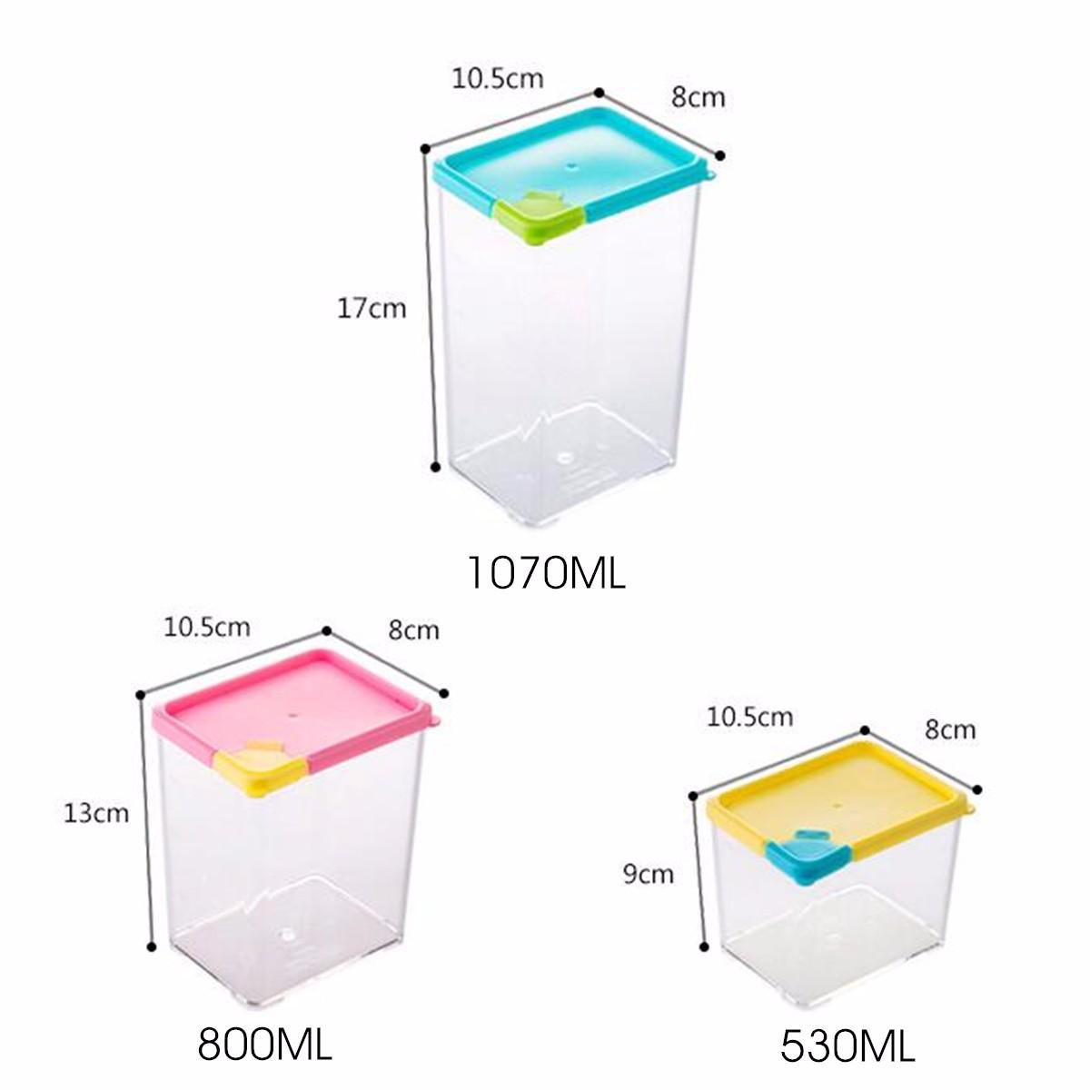 keuken opbergdoos geval organizer voedsel graan bonenrijst gedroogd fruit container dispenser