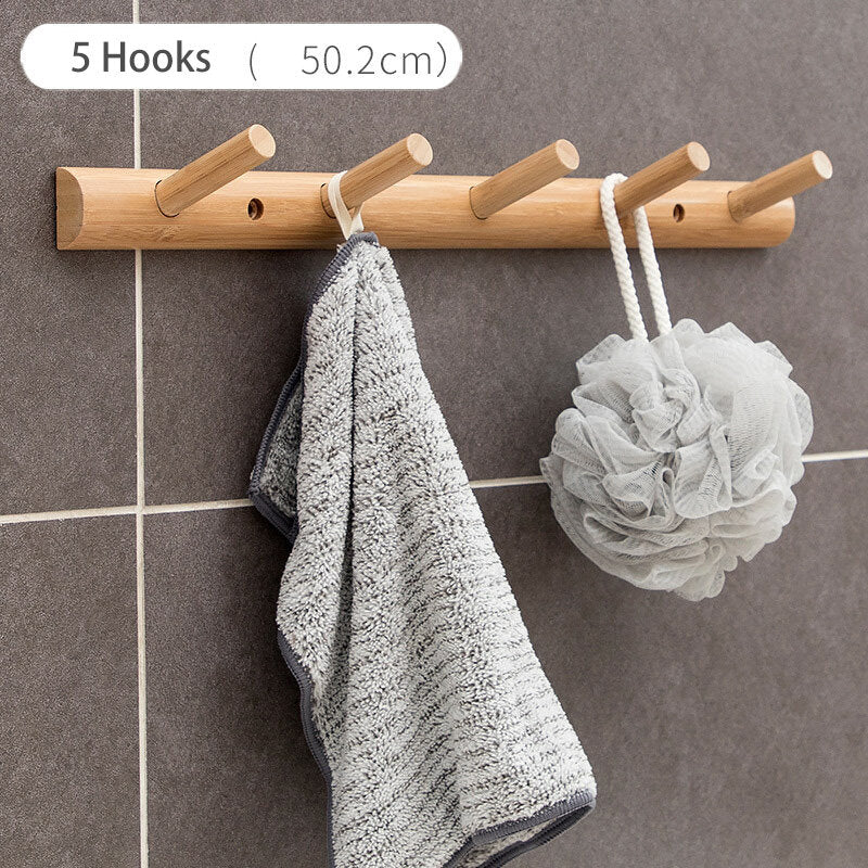 muur bamboe hout opslag kapstok home decoraties voor woonkamer