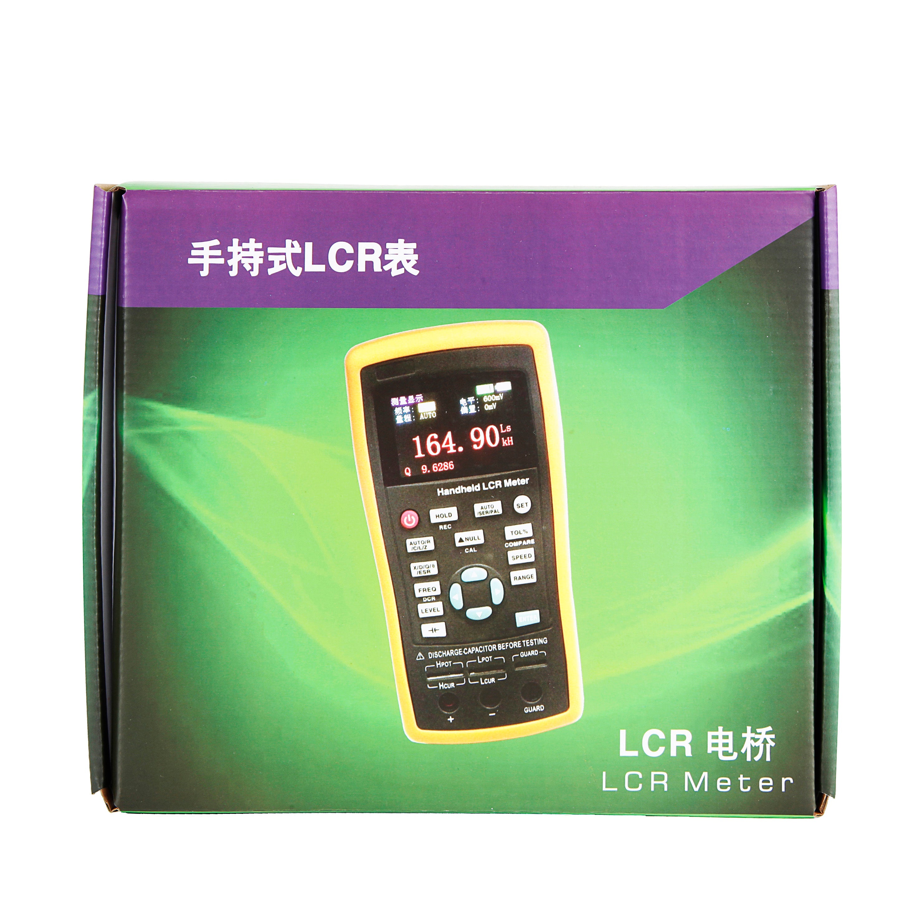 et430 handheld lcr meter 100khz lcr digitale brugmeter capaciteit indu