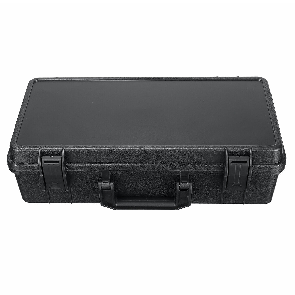 zwarte veiligheidsbeschermende doos abs plastic plastic gereedschapskist slr camera-uitrustingsdoos plastic gereedschapskist