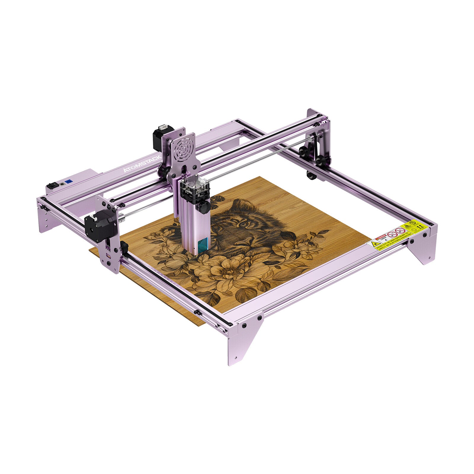 new atomstack a5 pro+ upgraded laser engraving machine wood cutting design desktop dhz laser engraver new eye protection design ultra-fine laser focal area