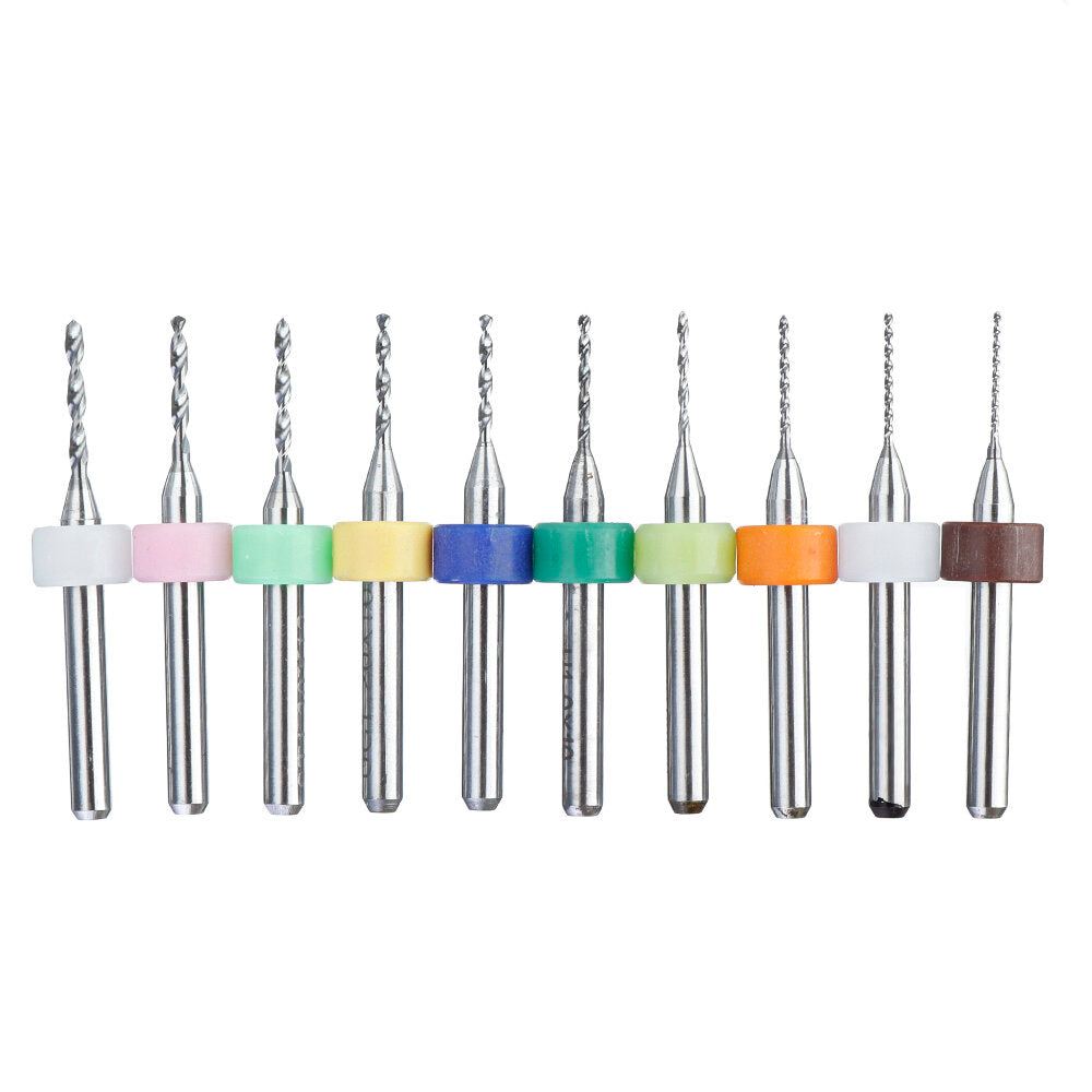 10st 0.6mm-1.5mm tungsten carbide pcb-boren printplaat mini cnc-boorset