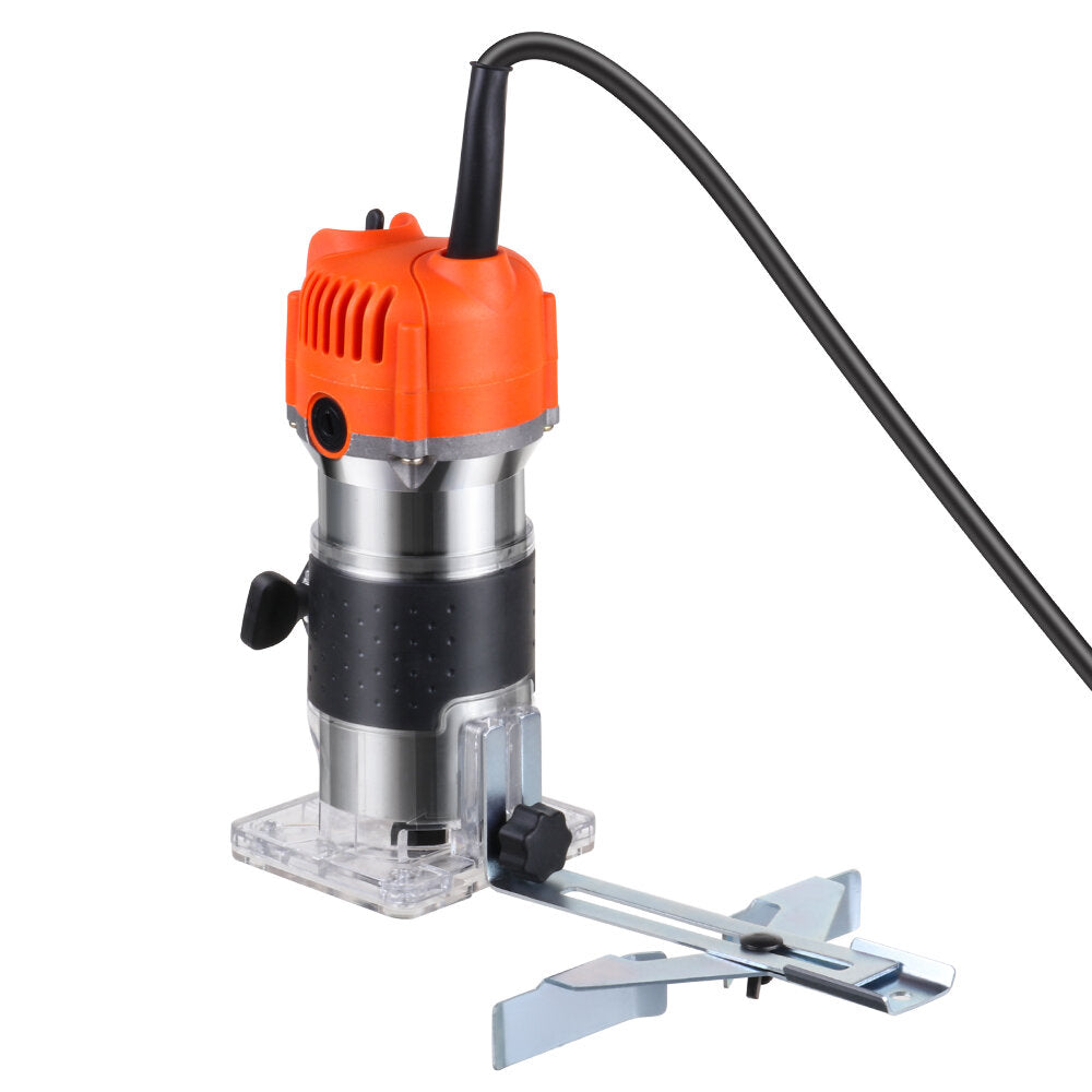 ts-et1 800w 110v/220v elektrische houttrimmer 6.35mm stalen chuck voor hout router afkanten groeven curve snijden houtbewerking schaven