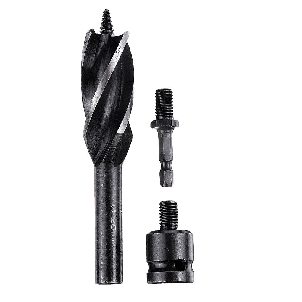 houtbewerkingssteunpuntboorkit elektrische sleutel zeshoekige / viergroefschacht tapper diepgatboor