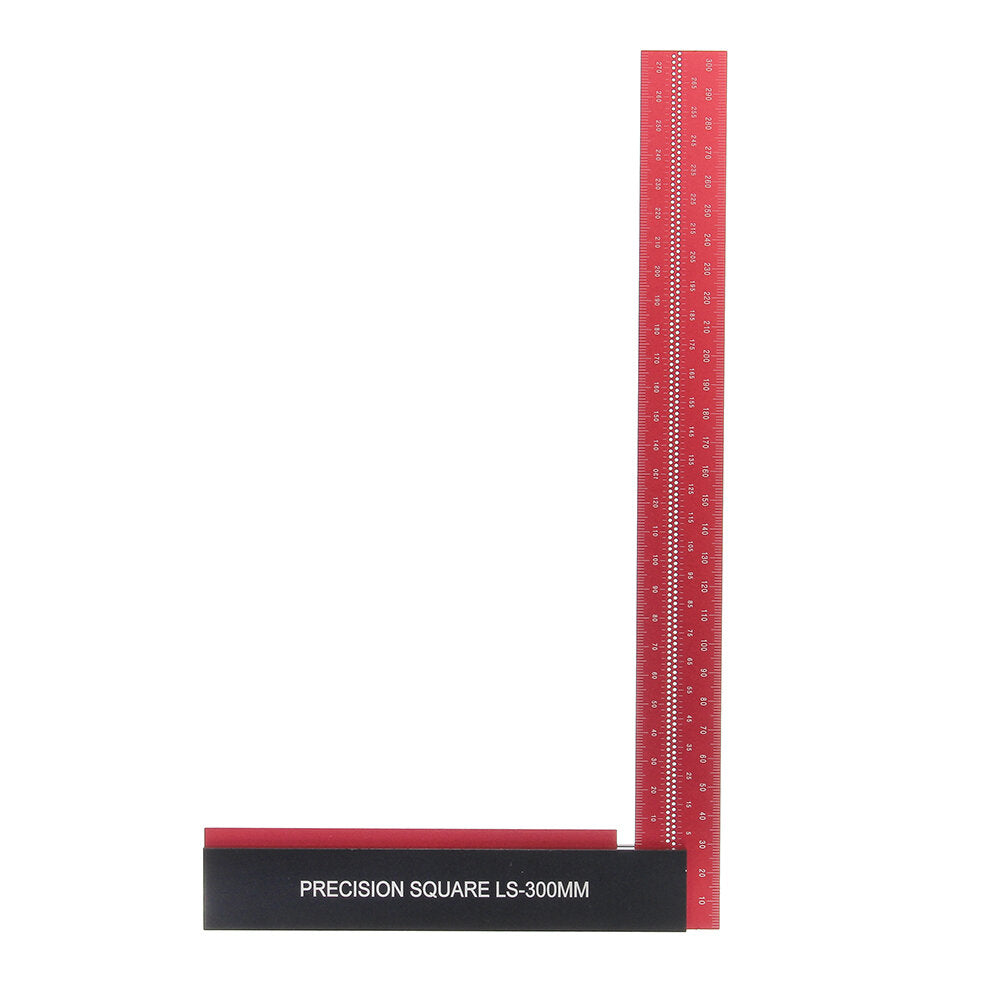 signature precision square 300 mm gegarandeerd t-snelheidsmeting liniaal voor het meten en markeren van houtbewerking timmerlieden aluminiumlegering professioneel gebruik in timmerwerk