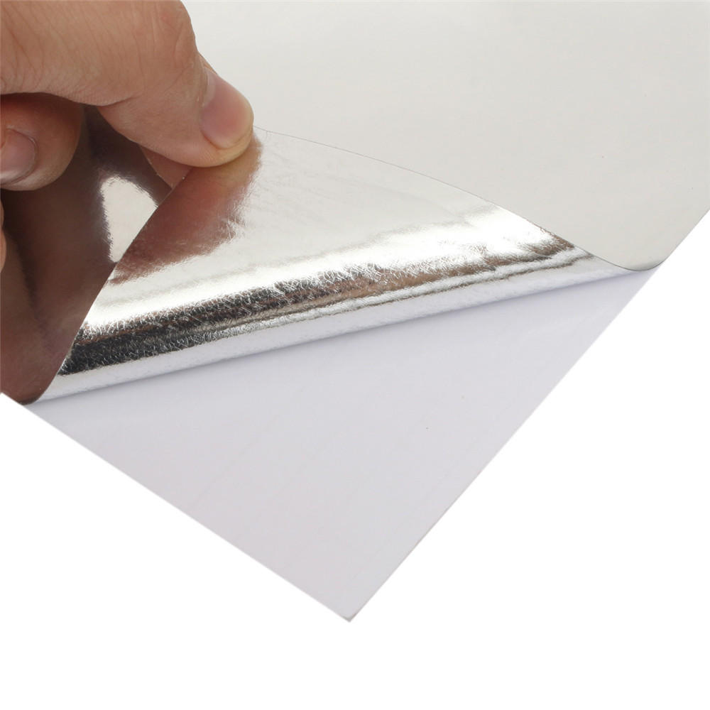 10mx60cm mirrored wall paper contact paper pvc decor sticker zelfklevend zilver goud