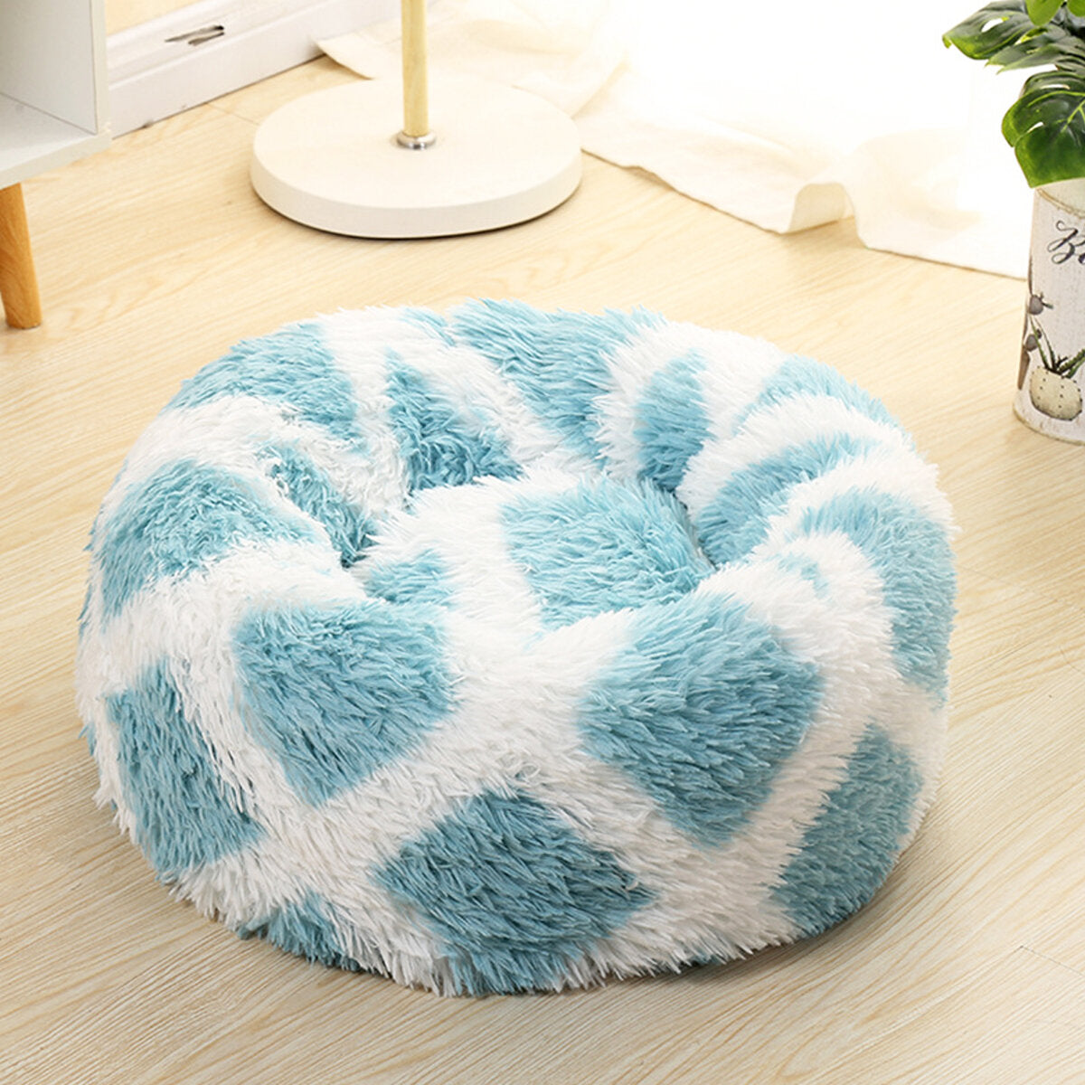 hond pet kat kalmerende bed bedden grote mat comfy puppy wasbaar pluizig kussen pluche