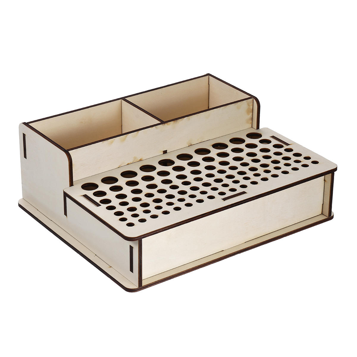 houten pigment verf flessen rack organizer epoxy tool storage model box
