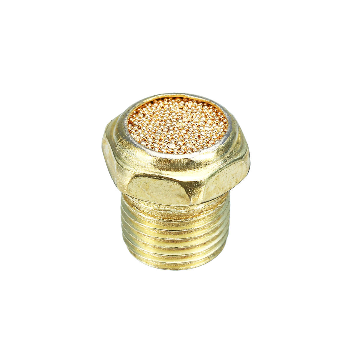 pneumatische magneetventiel koperen uitlaat 1/8 1/4 3/8 inch platte kop uitlaat uitlaatventiel