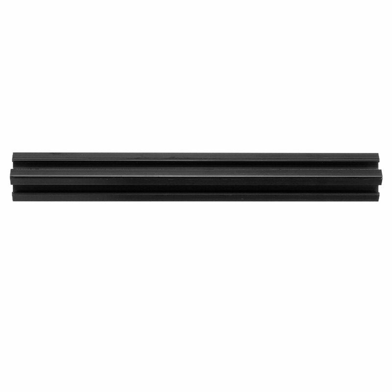200 mm lengte zwart geanodiseerd 2020 t-sleuf aluminium profielen extrusiekader voor cnc