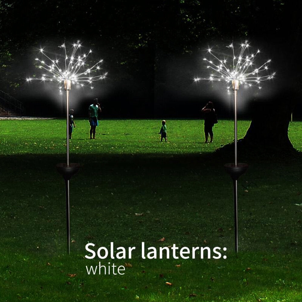 [90/120/150 leds] 1/2 stuks solar light outdoor waterproof solar garden light lawn lawn lights landscape lamp christmas light