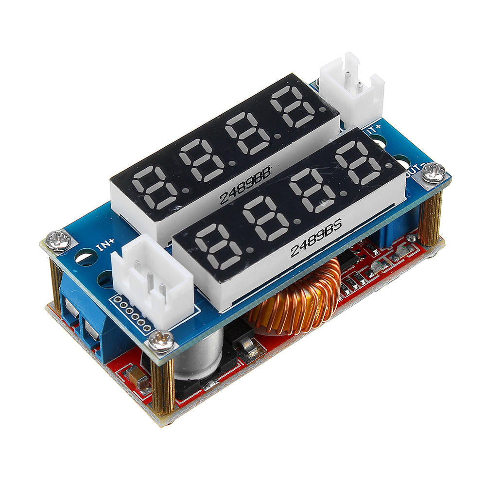 5a cc cv step down digitale instelbare ontvanger charge module met led-display blauw / rood